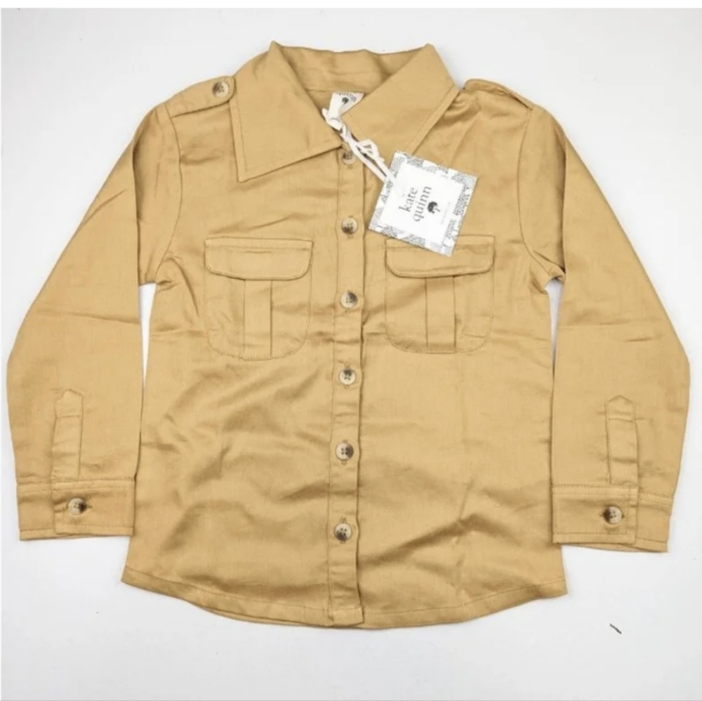 NWT Kate Quinn military top (4T)